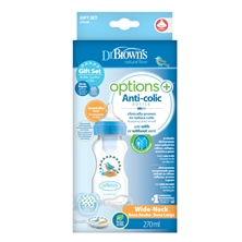 DrB OPT.+SNG BOT. SOOTHER GIFT SET BLUE- WB91612